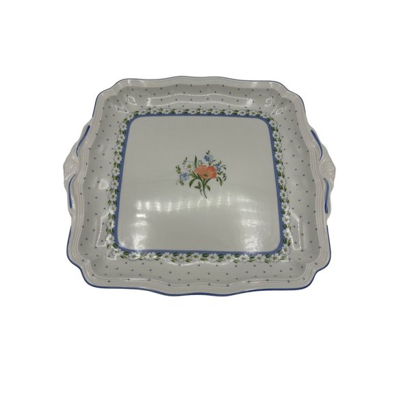 Villeroy and Boch Romantica Small Square Plate Platter 9.75 x 8.75 - Picture 1 of 4